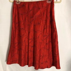 Ann Taylor Loft Silk Skirt